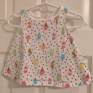 Gerber Ice cream 0-3 months Dress and Bloomers